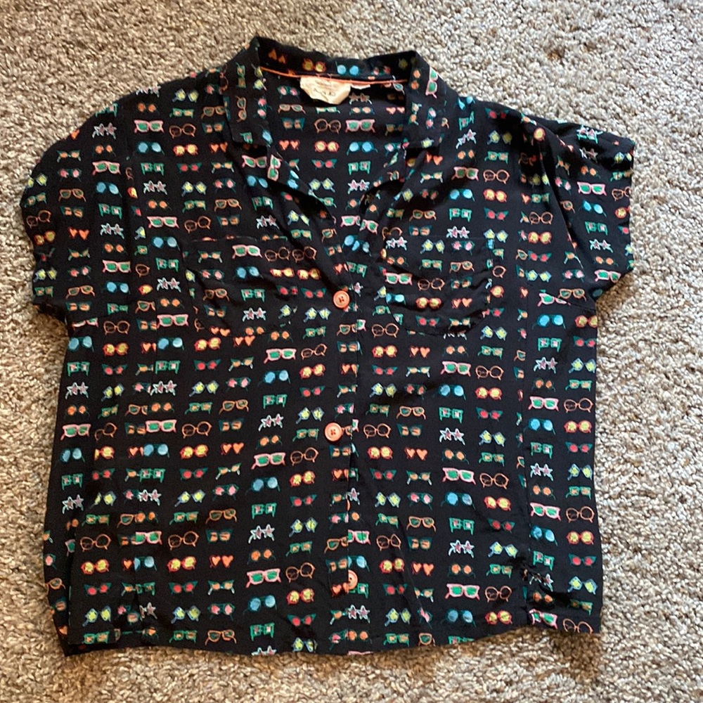 Anthropologie silk blouse